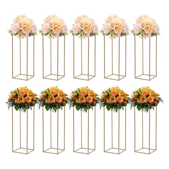 10pcs 31.5inch Wedding Cenerpiece Flower vase, Rectangular Centerpieces — free download