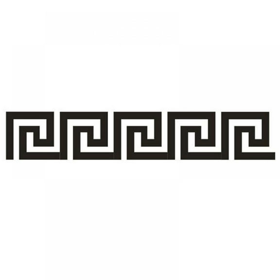 10pcs 3D Acrylic Wall Stickers Geometric Greek Key Pattern Acrylic Mirror DIY Wall Art Decor Applique Home Wall Decor