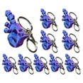 thumbnail image 1 of 10pcs 3D Printed Flexible Joint Cat Keychain Gradient Design Movable Charm, 1 of 11