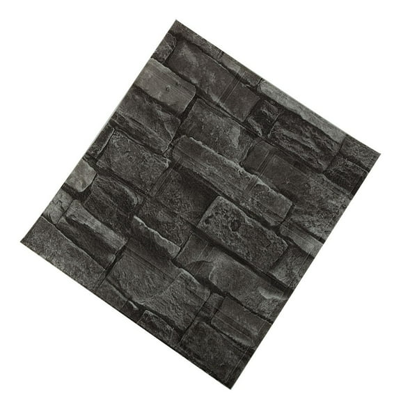 10pcs 3D Tile Brick Wall Sticker Set - Waterproof Foam Panels for Home Smile Home