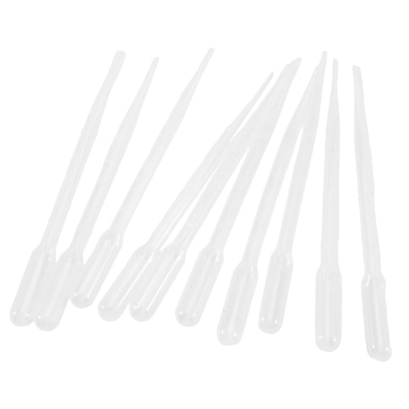 10pcs 3ML Disposable Plastic Eye Dropper Set Transfer Graduated Pipettes