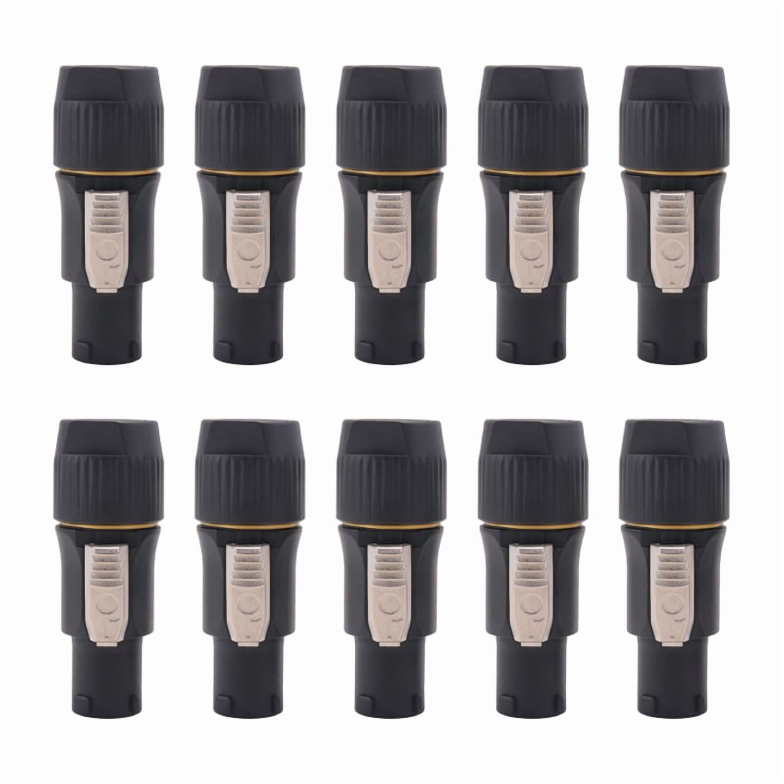 True Locking 10pcs 3Pins True Locking Connector Female Plug Jack NAC3FX-W NAC3MX-W ...
