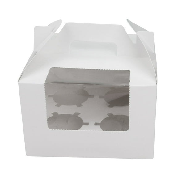 MERRYHAPY Cupcake Box White 10Pcs 6.1*6.1*4.3In