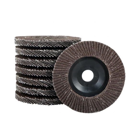 10pcs 4 Inch 100mm Flap Disc 60 Grit Aluminum Oxide Angle Grinder Abrasives Flap Sanding Wheels for Grinding, Blending and Finishing