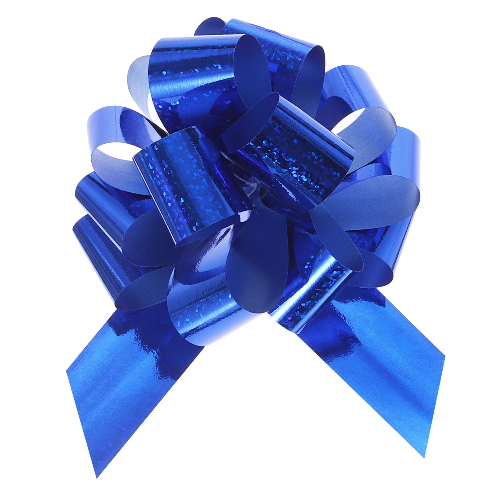 10pcs 4" Metallic Large Big Pull Bow Glitter Gift Wrapping Bows Ribbon