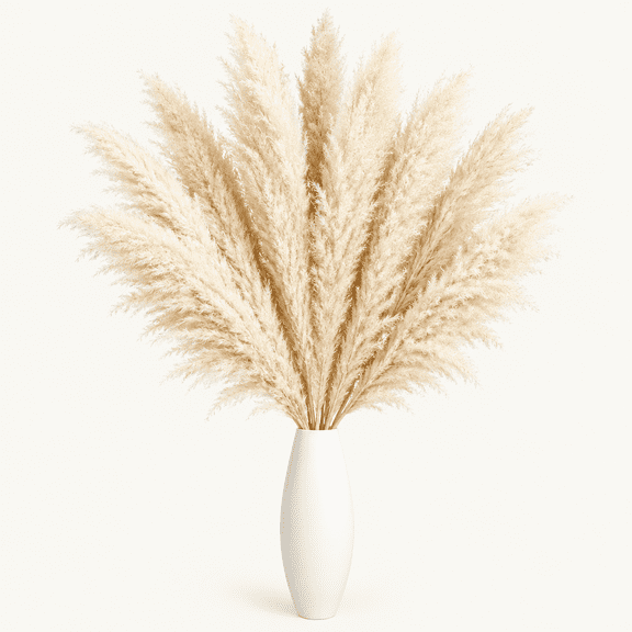 10pcs 40'' Pampas Grass Tall Decor - Pompas Floral, Tall pampas grass for Floor Vases, Living Room Floor, Floor Plants, Plumas Para, and Grass Wall Decor