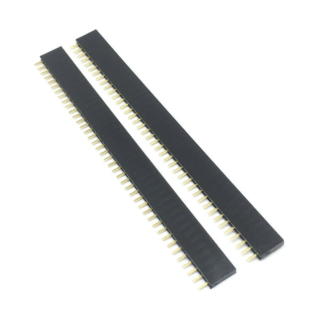 10pcs 40 Pin 1x40 Single Row Male And Female 2.54 Breakable Pin Header