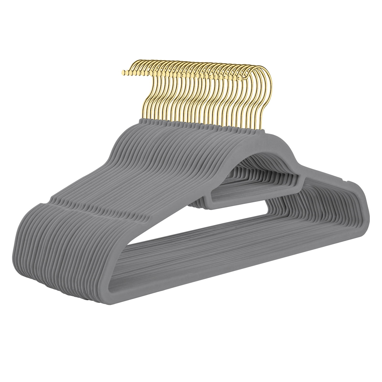 10pcs 42 45CM Non Slip Supple Velvet Hanger Seamless Flocking Hanger 10pcs-42-45cm-non-slip-supple-velvet-hanger-seamless-flocking-hanger