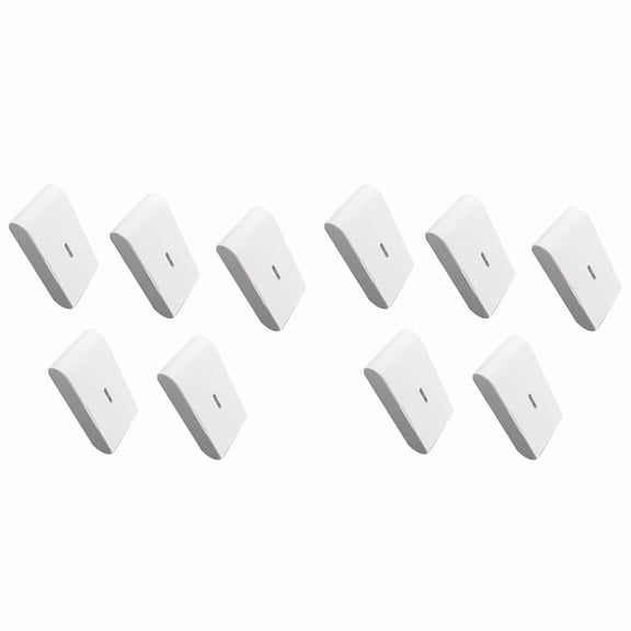 10pcs 433MHz Wireless Vibration Glass Break Detector, Adjustable Sensitivity, Compatible with Alarm Systems