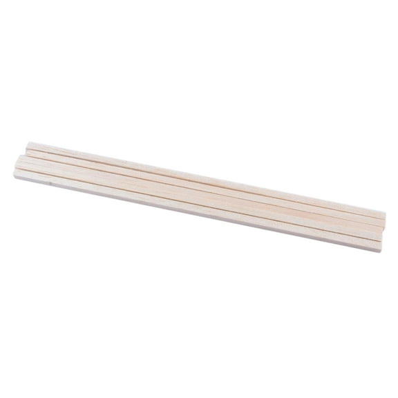 10pcs 5*5*250mm Square Balsa Smooth Woodcraft Stick Dowel Rods