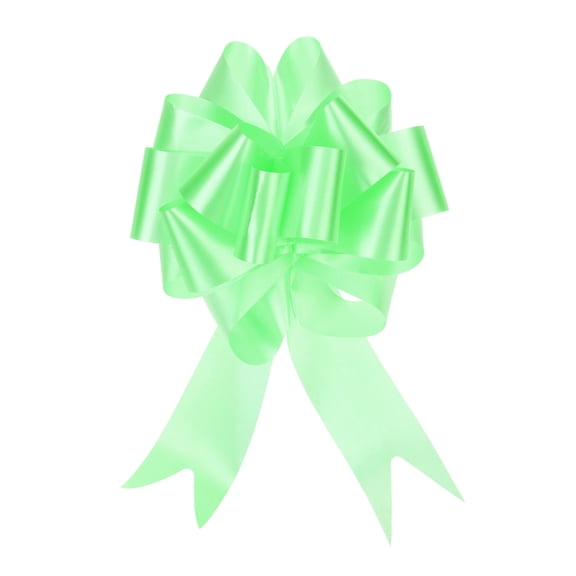 10pcs 5 Inch Large Pull Bow Big Gift Wrapping Bows Ribbon Light Green for Wedding Car Christmas