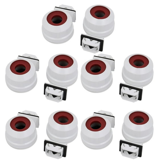 10pcs 500V 2A G5-F288G T5 Light Socket G5 Base Lamp Holder w Cover