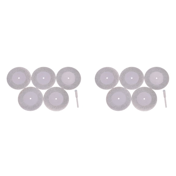 10pcs 50mm  Cutting Discs & Drill Bit for Rotary Tool Glass Metal