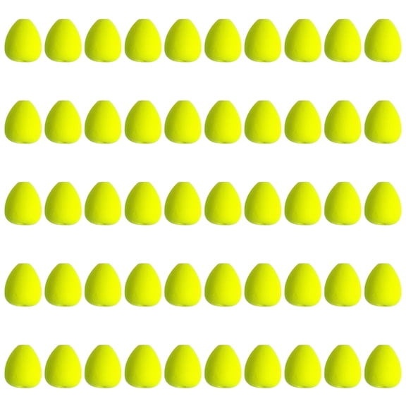 10pcs/50pcs Pompano Floats Bright Color Foam Floats Fly Fishing Indicators Fishing Tackle Fishing Floats