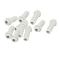 thumbnail image 1 of 10pcs 5mm Inner Dia Rubber Strain Relief Cord Boot Protector Cable Sleeve White, 1 of 2