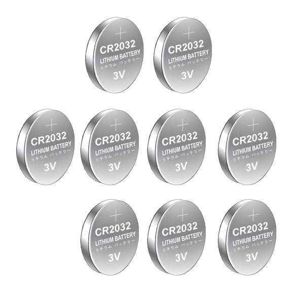 10pcs/5pcs 2032 Button Batteries 210mAh High Energy Density Replacement DL2032/ER2032/GPCR2032 for Watch