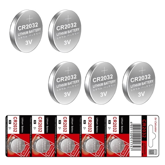 10pcs/5pcs 2032 Button Batteries 210mAh High Energy Density Replacement DL2032/ER2032/GPCR2032 for Watch