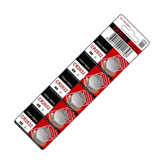 10pcs/5pcs 2032 Button Batteries 210mAh High Energy Density Replacement DL2032/ER2032/GPCR2032 for Watch