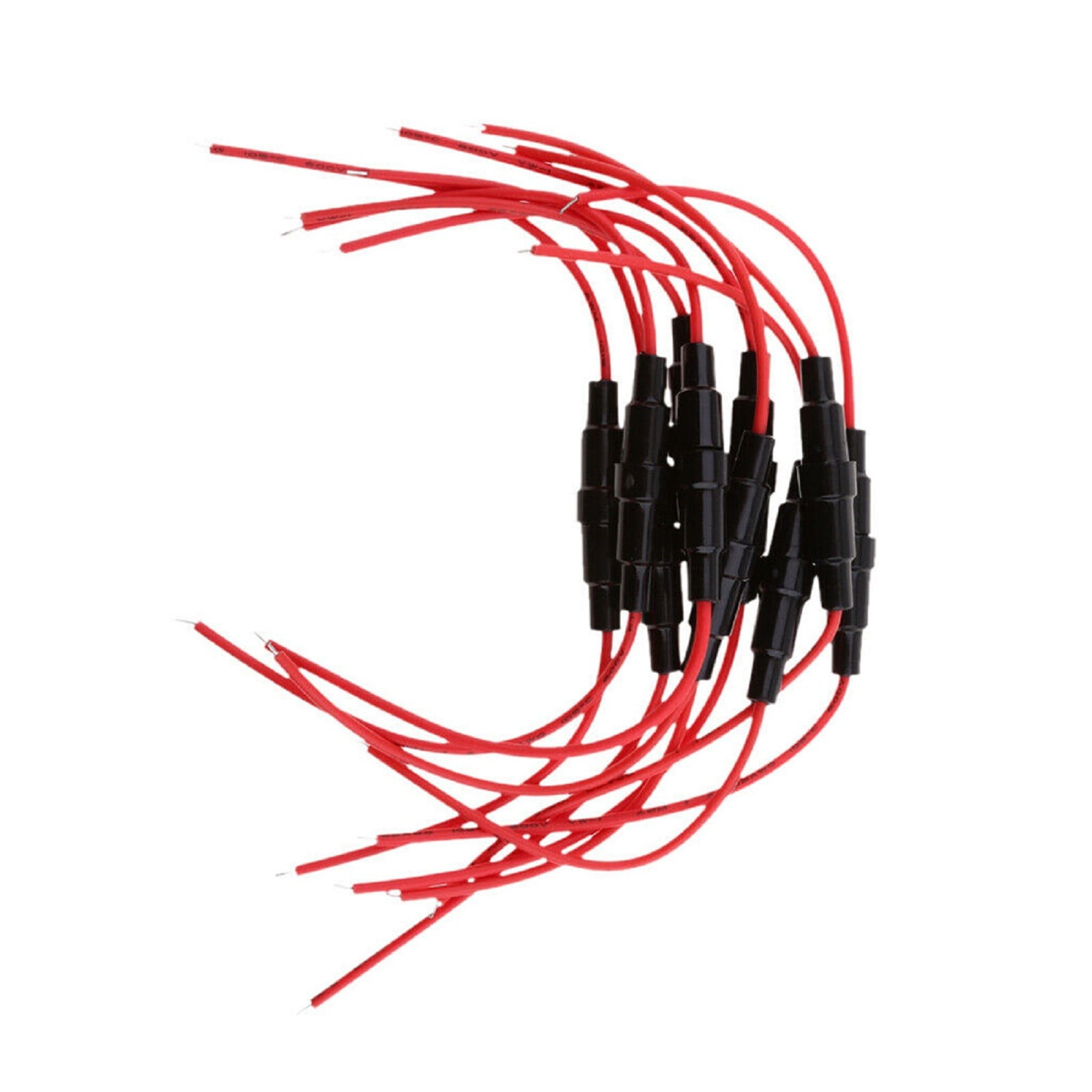 10pcs 5x20mm Inline Fuse Holder FastBlow Screw Type Fuse Holder with