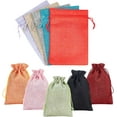 thumbnail image 1 of 10pcs 5x7'' Burlap Bags with Drawstring Advent Calendar Bag Gift Sachets Gift Bags Jewelry Pouches Sacks Burlap Bag Packing Storage, 1 of 9