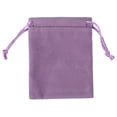 thumbnail image 1 of 10pcs 5x7cm 7x9cm 8x10cm Velvet Jewelry Bags Necklace Rings Earrings Packaing Drawstring Pouches Christmas Mini Small Gift Bags 15light purple 5x7cm, 1 of 6