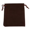 thumbnail image 1 of 10pcs 5x7cm Mixed Color Velvet Gift Bags High Quality Soft Velvet Christmas Jewelry Gift Display Packaging Drawstring Pouches 4brown 5x7cm, 1 of 6