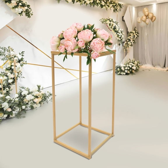 10pcs 60cm Metal Plant Flower Display Stand Pot Shelf Wedding Column Vases Stand