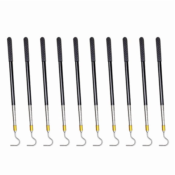 10pcs 61inch Snake Hook Reptile Catcher Stick Pole,Snake Handling Tool Kit