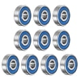 thumbnail image 1 of 10pcs 625-2RS Miniature Deep Groove Ball Bearings 5x16x5mm Rubber Sealed Bearings, (ABEC 3), 1 of 6