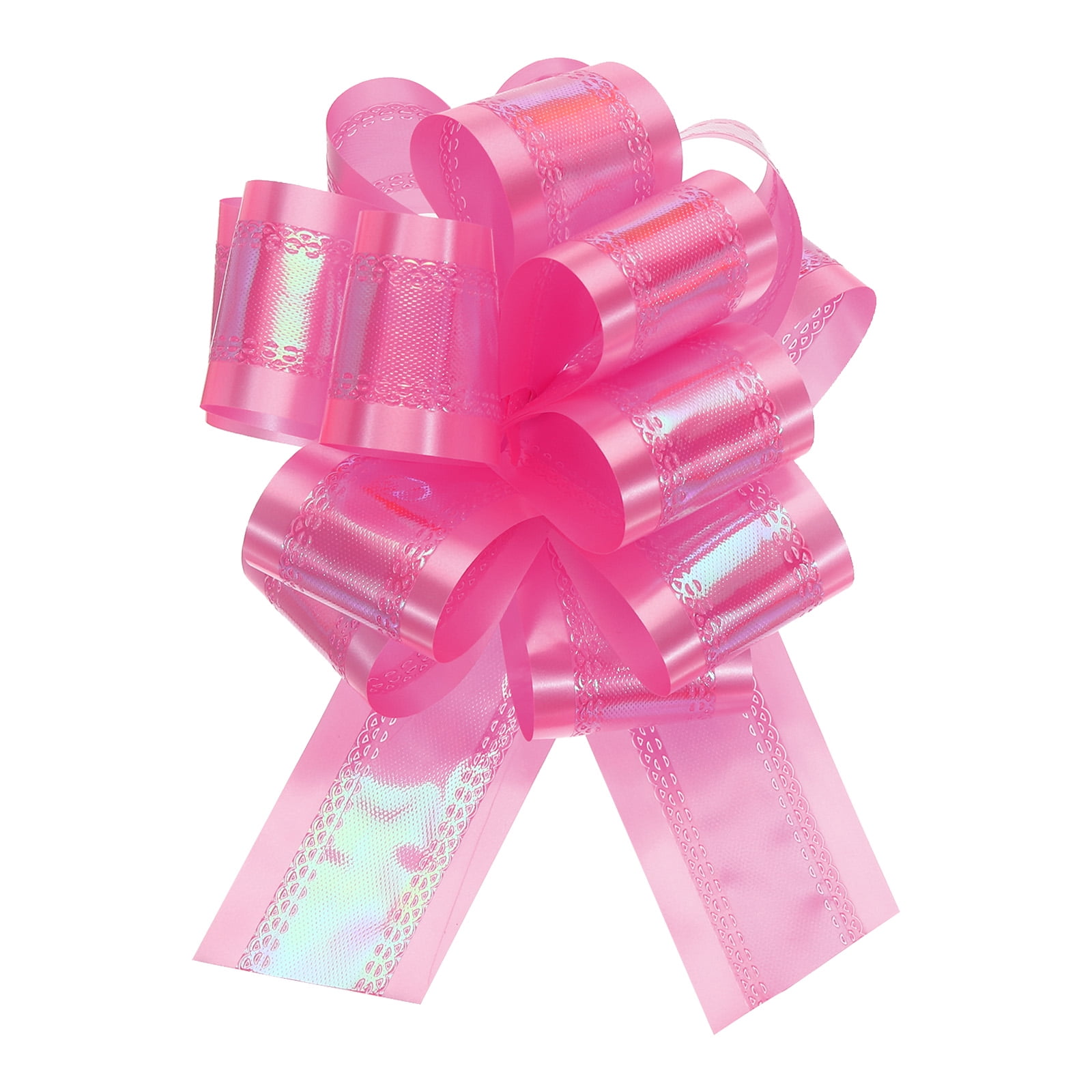 10pcs 7" Metallic Large Big Pull Bow Gift Wrapping Bows Ribbon for