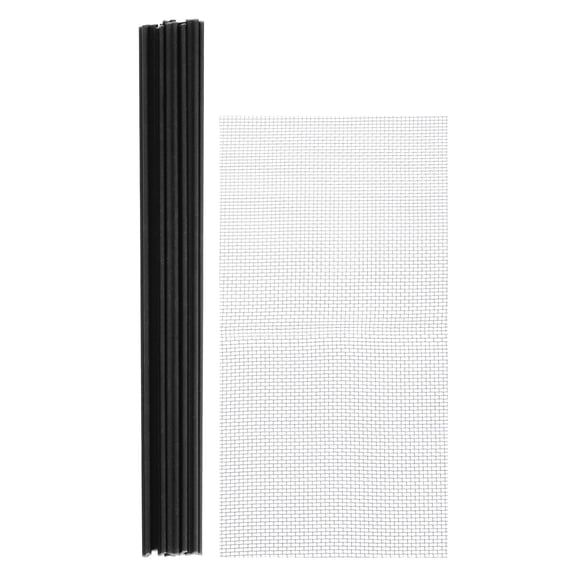 Uxcell 10Pcs 8" Plastic Welding Rods Welding Sticks with Stainless Steel Mesh for Repairing Plastic Bumpers Kayaks Black