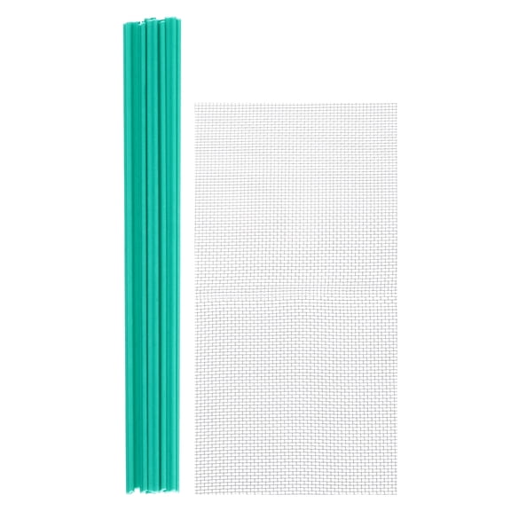 Uxcell 10Pcs 8" Plastic Welding Rods Welding Sticks with Stainless Steel Mesh for Repairing Plastic Bumpers Kayaks Green