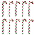 10pcs 88cm Candy Cane Christmas Decorations, Christmas, Outdoor, Front