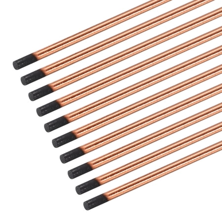10pcs 8mmx355mm(5/16"x14") Carbon Arc Air Gouging Rods Copper Graphite Coated Gouging Electrode Rods