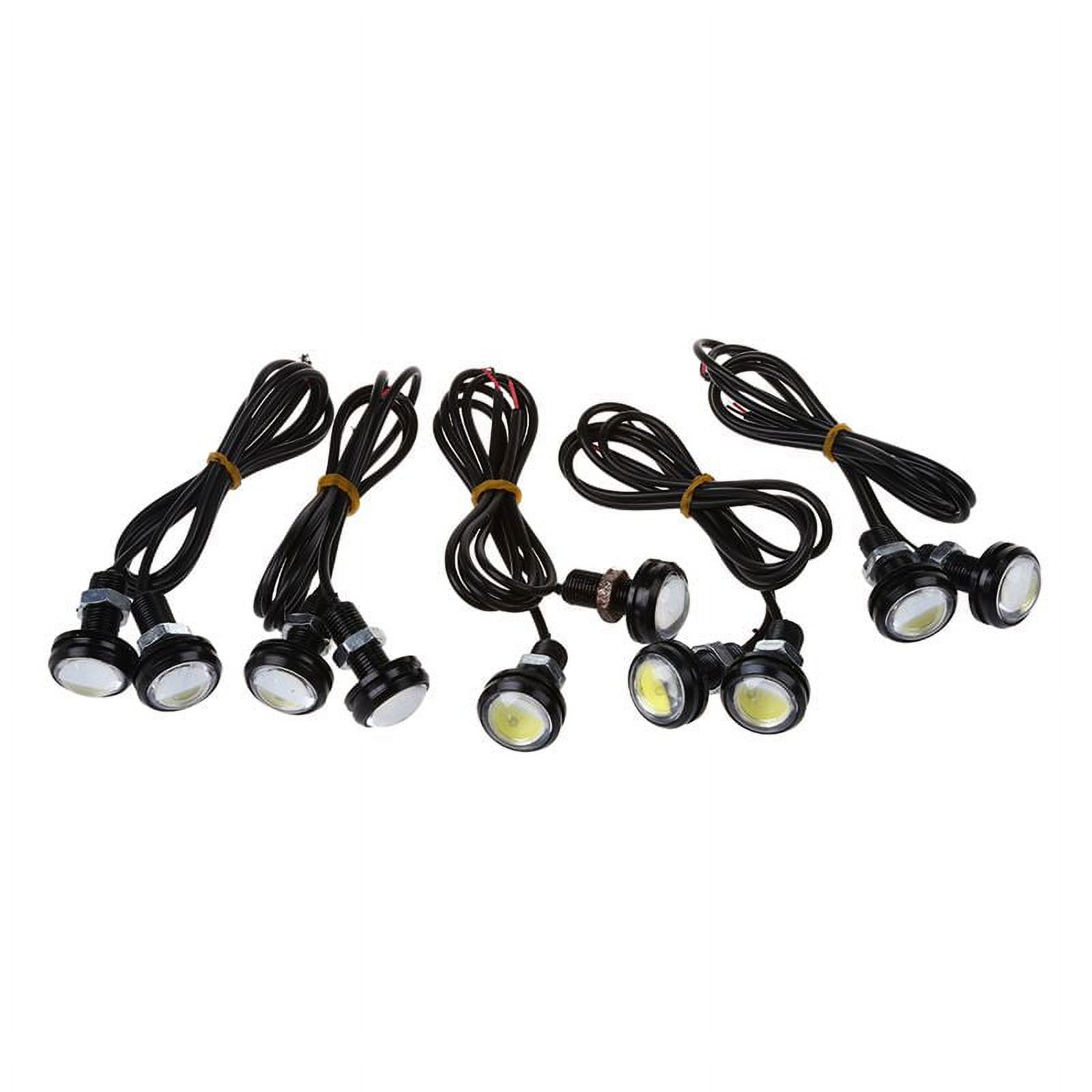 10pcs 9W 12V 23MM LED Eagle Eye Light Car Fog DRL Daytime Reverse