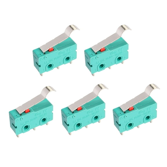 10pcs AC 125V/250V 5A Hinge Lever Micro Limit Switch KW4-3Z-3 for Mill CNC