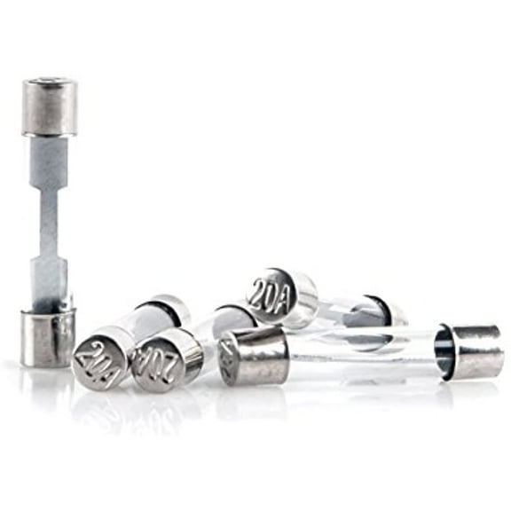 10pcs AGC 20A 12v FAST QUICK BLOW (Fast Acting) GLASS Fuses 6x30mm 20 amp