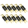 thumbnail image 1 of 10pcs ANL Fuses 130A 130AMP for Car Truck Motorcycle Boat Audio CDs Gold Tone, 1 of 6