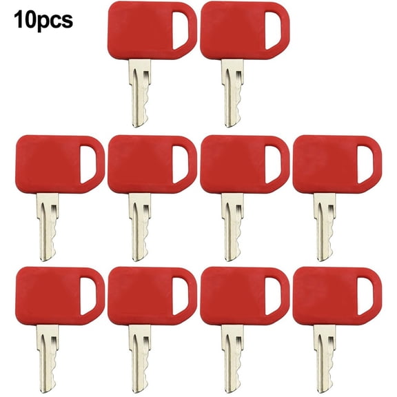 10pcs AT195302 Key Set for Ignition - Essential for Heavy Equipment