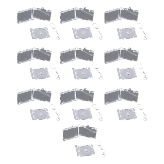 10pcs Acrylic Album Keychain Customizable Idol Support Keyring Unique Collectible Item Stylish Music Memorabilias
