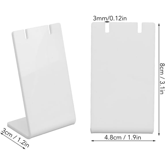 10pcs Acrylic Earring Holder Organizer Ear Studs Jewelry Storage ...