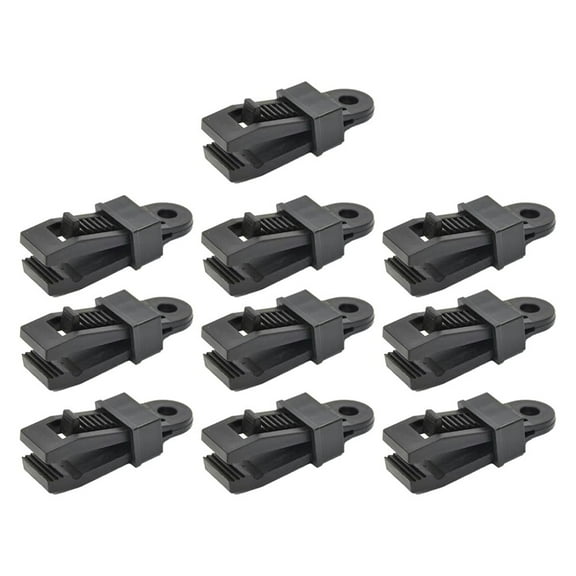 10pcs Adjustable Heavy Duty Lock Grip for Tarp Shade Cloth Reusable Clamp Clips