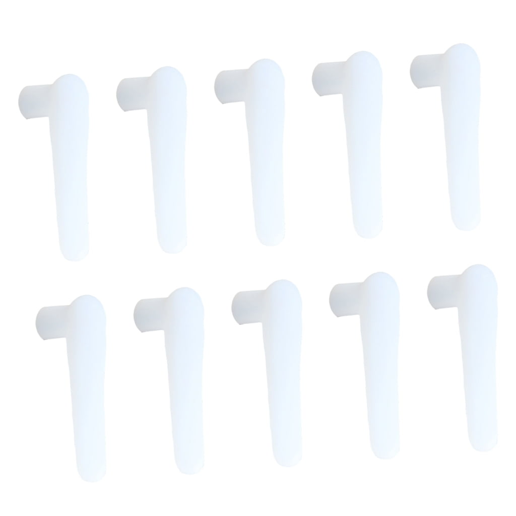 10pcs Against Fixed Elastomer Handle Guards for Entrances Drawers Fixed Security