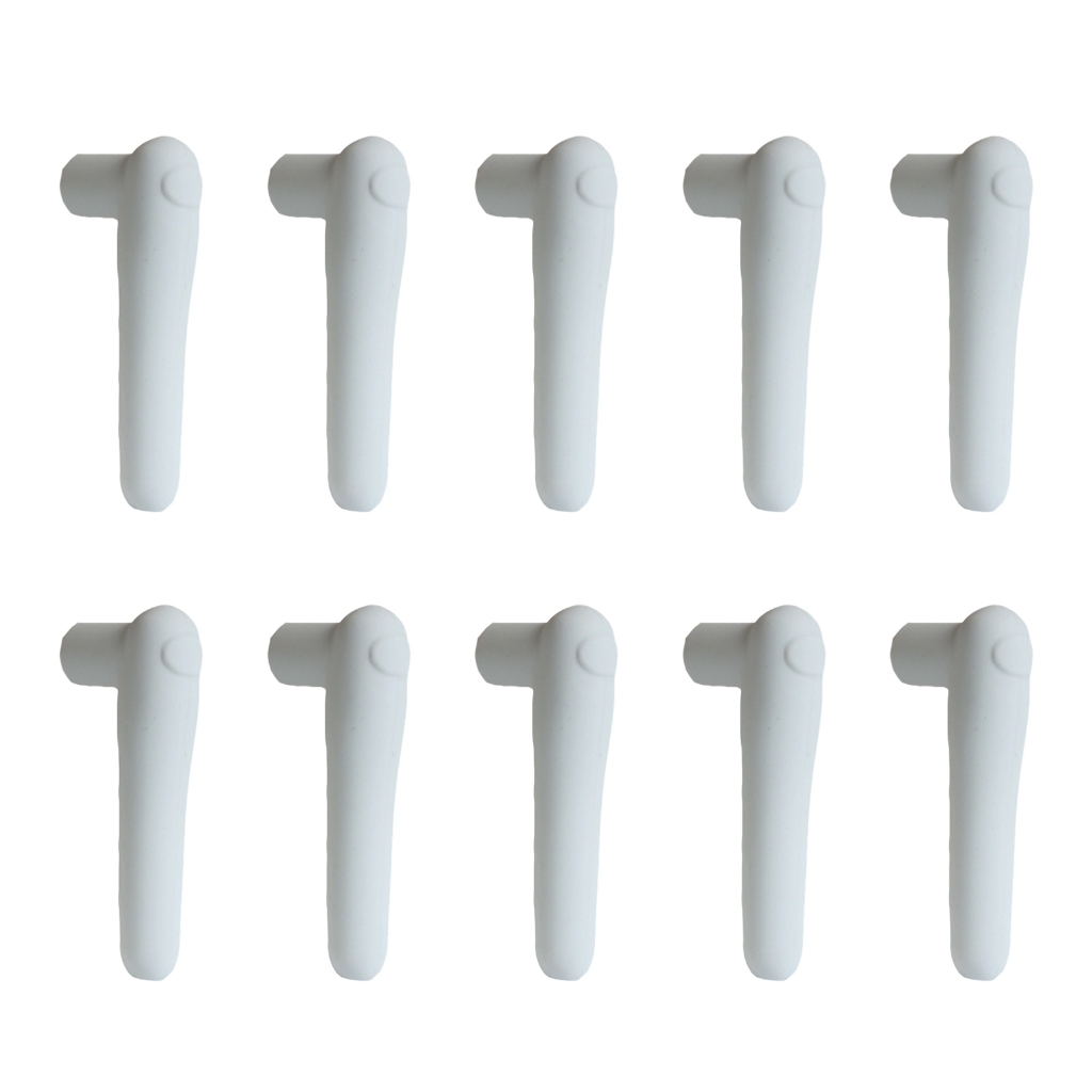 10pcs Against Fixed Elastomer Handle Guards for Entrances Drawers Fixed Security
