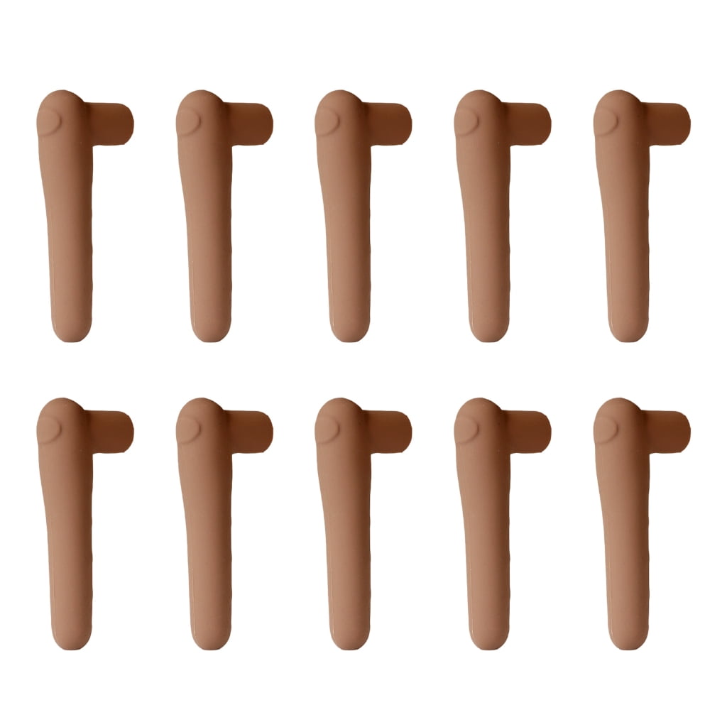 10pcs Against Fixed Elastomer Handle Guards for Entrances Drawers Fixed Security