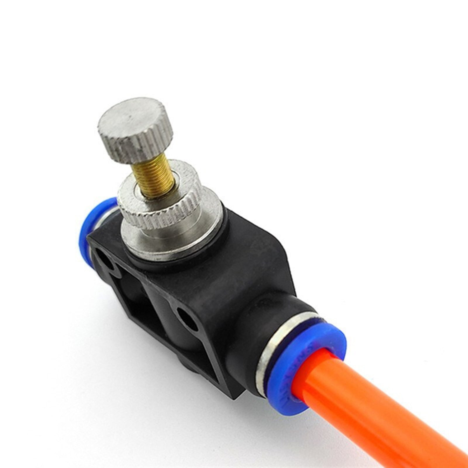 10pcs Air Flow Speed Control Valve Tube Water Hose Pneumatic Push In