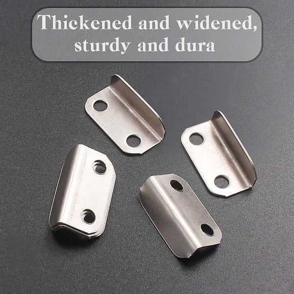 10pcs Angled Drawer Lock Strike Plate Cabinet Cupboard Office Drawer L Shaped Strike Plate