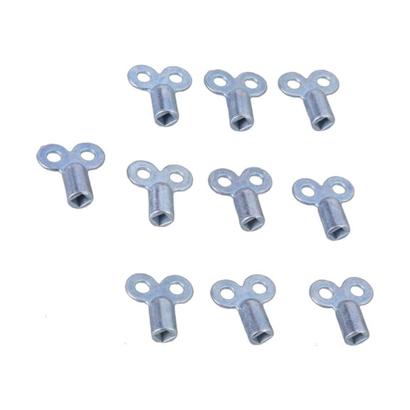 10pcs Anodized Radiators Bleed Set Ensuring Efficient Heating and Simple Valves Maintenance for HVAC Systems