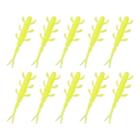 10pcs Artificial Baits Fishing Tackle Soft Baits Split Tail Lures for Trout 4cm 0.35g Swimbaits Lures