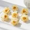 thumbnail image 1 of 10pcs Artificial Roses Buds Flowers Bulk, 1.6 Inch Small Silk Fake Roses Flower Heads for Decoration, DIY Crafts, Wedding Party Home Decor, 1 of 9